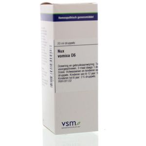 VSM Nux vomica D6  20 Milliliter