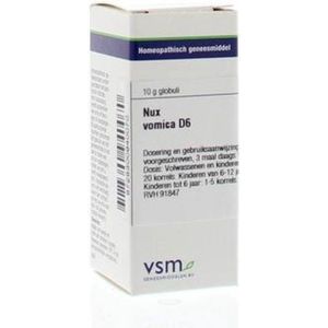 VSM - Nux Vomica D6 - Homeopathisch Geneesmiddel - 10 gram