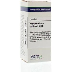 VSM - Phosphoricum Acidum LM18 - Homeopathisch Geneesmiddel - 4 Gram Globuli