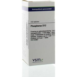 VSM Phosphorus D12  200 tabletten