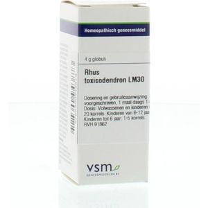 Vsm - Rhus Toxicodendron LM30 - Globuli 4G