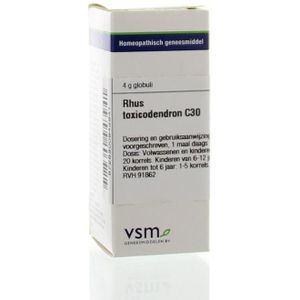 VSM Rhus toxicodendron C30  4 gram