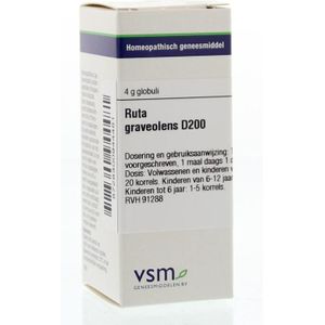VSM - Ruta Graveolens D200 - Homeopathisch Geneesmiddel - 4 gram