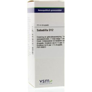 VSM - Sabadilla D12 - Druppels - 20ml - Homeopathisch