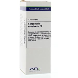 VSM Sanguinaria canadensis d6 20ml