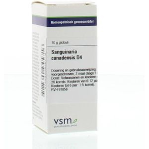 VSM - Sanguinaria Canaden D4 - Homeopathisch Geneesmiddel - 40 gram