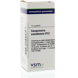 VSM - Sanguinaria Canaden D12 - Globuli - 200 stuks - 10 GR