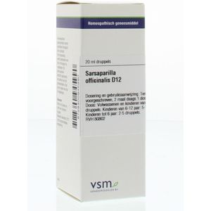 VSM - Sarsaparilla Officinalis D12 - Druppels - 20ml