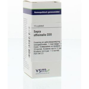 Vsm - Sepia Officinalis D30 - Globuli - 200 stuks