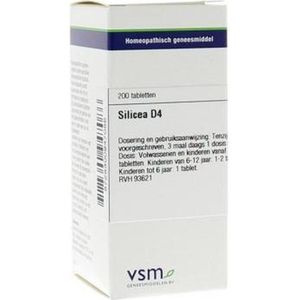 VSM - Silicea D4 - Tabletten - 200 stuks