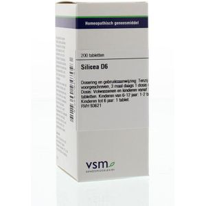 VSM - Silicea D6 - Tabletten - 200 stuks