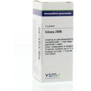 VSM - Silicea - Homeopathische Geneesmiddelen - 200K Globuli - 4G