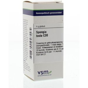 VSM - Spongia Tosta C30 - Globuli - 4G