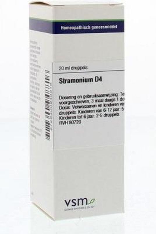 VSM - Stramonium D4 - Druppels - 20ml - Homeopathisch Geneesmiddel