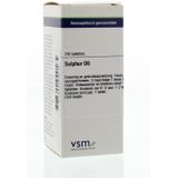 VSM - Sulphur D6 - Tabletten - 200 stuks