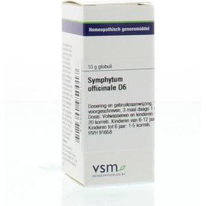 VSM - Symphytum Officinale D6 - Globuli - 10 gram