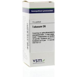 VSM - Tabacum D6 - Globuli - 10g