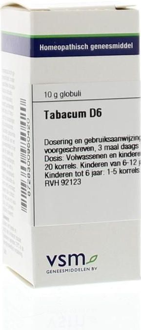 VSM - Tabacum D6 - Globuli - 10g