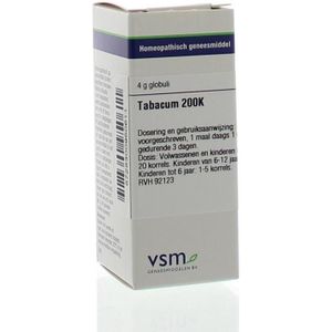 VSM - Tabacum - Homeopathische Geneesmiddelen - 200K - 4G