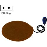 30x30cm Koffie 12V Laagspanning Multifunctioneel Warm Huisdier Verwarming Pad Huisdier Elektrische Deken (EU Plug)