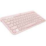 Logitech K380 Portable Multi-Device Wireless Bluetooth-toetsenbord (roze)