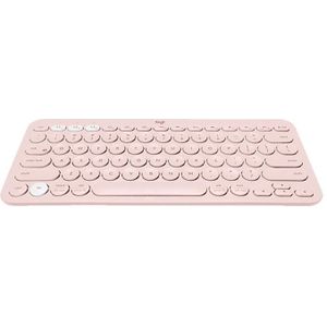 Logitech K380 Portable Multi-Device Wireless Bluetooth-toetsenbord (roze)