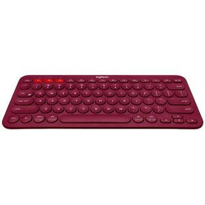 Logitech K380 Portable Multi-Device Wireless Bluetooth-toetsenbord (rood)