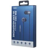 REMAX RM-202 In-Ear Stereo Metal Music Earphone met Wire Control + MIC  Ondersteuning Hands-free (Tarnish)