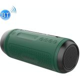 ZEALOT A1 Multifunctionele Bass Wireless Bluetooth Speaker  Ingebouwde microfoon  Ondersteuning Bluetooth Call & AUX & TF Card & LED Lights (Donkergroen)