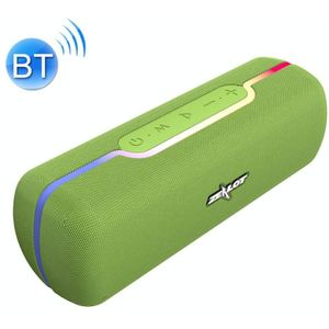 ZEALOT S55 Portable Stereo Bluetooth Speaker met ingebouwde microfoon  ondersteuning Hands-Free Call & TF Card & AUX (Groen)