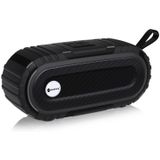 Nieuwe Rixing NR5016 draadloze draagbare Bluetooth speaker stereo geluid 10W systeem muziek subwoofer kolom  ondersteuning TF Card  FM (zwart)