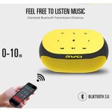 awei Y200 draadloze Bluetooth-Speaker met Aanraakknoppen  ondersteuning aux-lijn en TF-kaart (geel)
