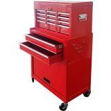 ERRO - Gereedschapswagen 34CS6 - Rood - Met opzetkist - 6 lades