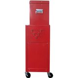 ERRO - Gereedschapswagen 34CS6 - Rood - Met opzetkist - 6 lades
