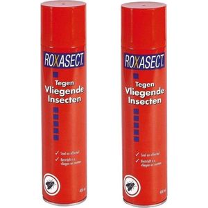 Roxasect Spuitbus tegen Vliegende Insectentegen - Insectenbestrijding - Spray - 400ml - 2 stuks