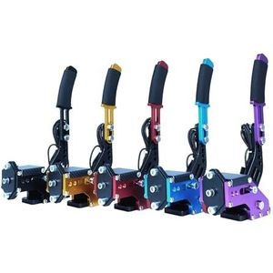 KANGYEBAIHUODIAN USB Handbrake PC Fit For Racing Game G25 G27 G29 T500 T300 FANATECOSW AG3505 (Color : Blue)