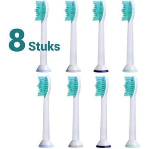 Opzetborstels passend op Philips Sonicare 8 stuks | Scheermesjesfabriek.nl