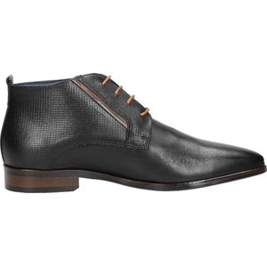 Berkelmans - Estoril - Veterschoenen - Zwart - Leer