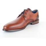 Berkelmans - Geklede Veterschoenen - Cognac - Leder