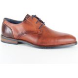 Berkelmans - Geklede Veterschoenen - Cognac - Leder