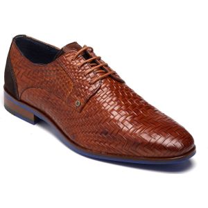 Berkelmans Oulton Cognac Braided Nette veterschoenen