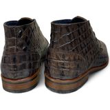 Berkelmans - Albardon - Nette Herenschoen - Grey/Brown Kroko - Leder