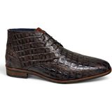 Berkelmans - Albardon - Nette Herenschoen - Grey/Brown Kroko - Leder