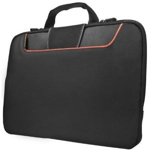 Everki Commute Laptop Sleeve Netbook beschermhoes met opbergbare handgrepen en voorvak voor documenten en accessoires 29,4 cm. 39,12 cm (15,4"" inch) zwart