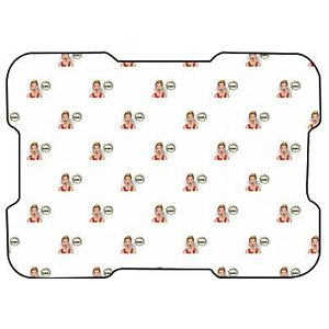 Bonamaison, Muismat met digitale print, antislip onderkant, voor kantoor en thuis, grootte: 22 x 18 cm