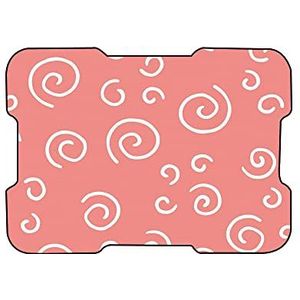 Bonamaison, Digitaal bedrukte muismat, antislip onderkant, voor kantoor en thuis, afmetingen: 22x18 cm