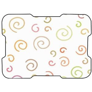 Bonamaison, Digitaal bedrukte muismat, antislip onderkant, voor kantoor en thuis, afmetingen: 22x18 cm