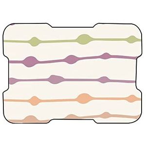 Bonamaison, Digitale bedrukte muismat, antislip onderkant, voor kantoor en thuis, afmetingen: 22x18 cm