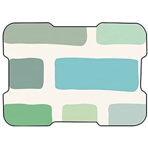 Bonamaison, Muismat met digitale print, antislip onderkant, voor kantoor en thuis, grootte: 22 x 18 cm