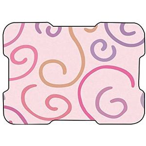 Bonamaison, Digitaal bedrukte muismat, antislip onderkant, voor kantoor en thuis, afmetingen: 22x18 cm
